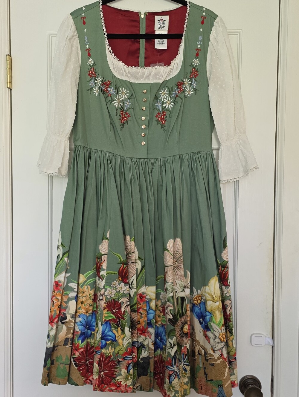 Disney Dress Shop Disneyland Matterhorn Bobsleds Dirndl Dress